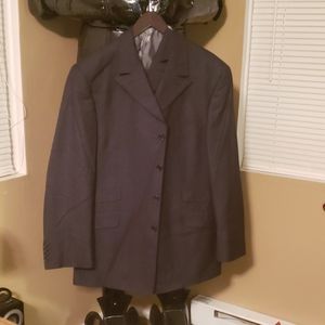 Mens Black HIGH CLASS T-FUSION 3 PC SUIT Sz. 46R